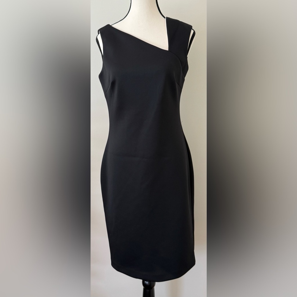 Calvin Klein Elegant Black Dress. Wear two ways!